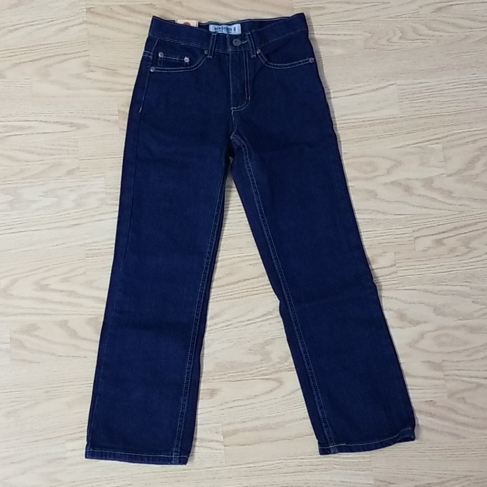 8 Slim Dark Jeans
